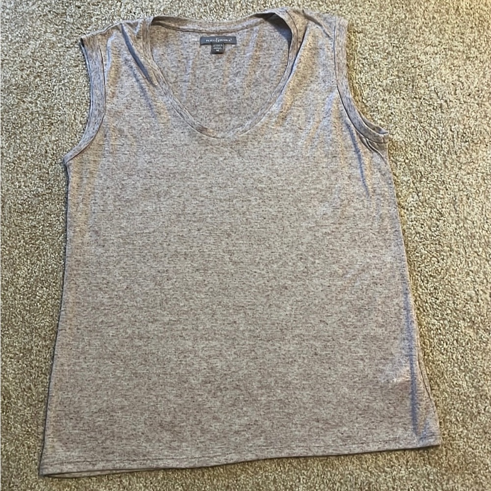 Marled Maroon Top Medium